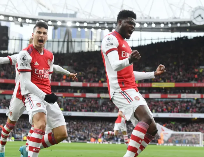 Framed Print : Arsenal's Partey and Martinelli: Unstoppable Duo Score First Goals Against Leicester City Framed Print : Arsenal's Partey and Martinelli: Unstoppable Duo Score First Goals Against Leicester City