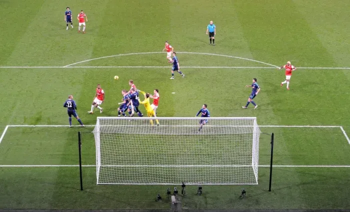Framed Print : Arsenal's Penalty Area: 1-0 Stoke City in Barclays Premier League at Emirates Stadium, 23 / 2 / 11 Framed Print : Arsenal's Penalty Area: 1-0 Stoke City in Barclays Premier League at Emirates Stadium, 23 / 2 / 11