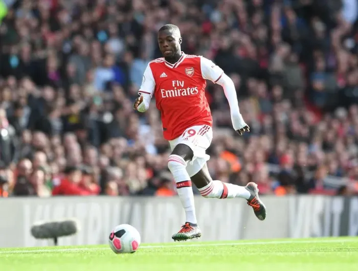 Framed Print : Arsenal's Pepe Shines in Arsenal FC vs AFC Bournemouth Premier League Clash Framed Print : Arsenal's Pepe Shines in Arsenal FC vs AFC Bournemouth Premier League Clash