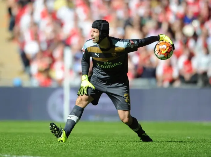 Framed Print : Arsenal's Petr Cech in Action: Arsenal vs. Chelsea - FA Community Shield 2015-16 Framed Print : Arsenal's Petr Cech in Action: Arsenal vs. Chelsea - FA Community Shield 2015-16