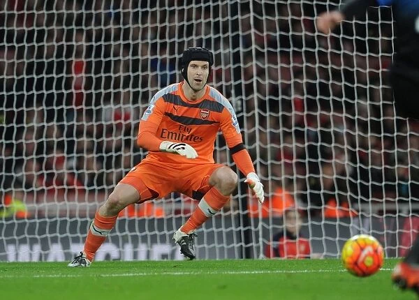 Arsenal's Petr Cech in Action: Arsenal vs Bournemouth, Premier League 2015-16