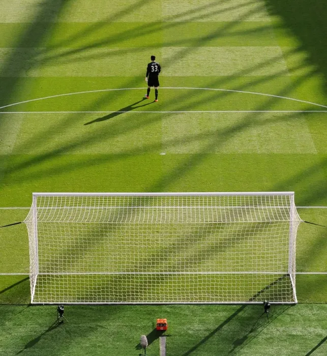 Framed Print : Arsenal's Petr Cech in Action: Arsenal vs Swansea City (2016-17)