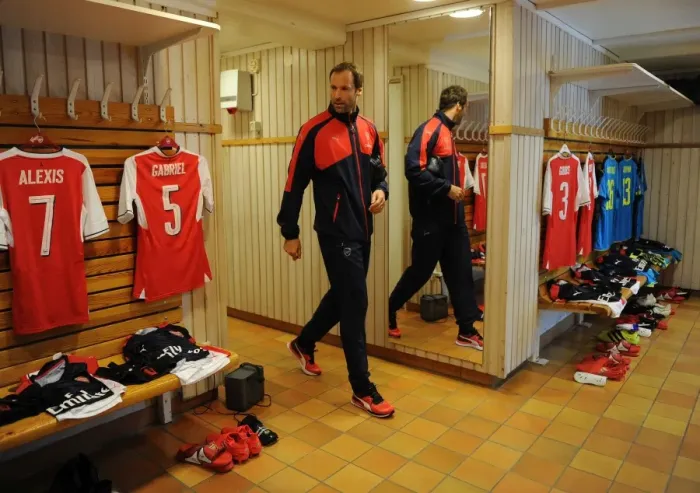 Framed Print : Arsenal's Petr Cech Gears Up for Arsenal vs Manchester City: 2016-17 Pre-Season Friendly Framed Print : Arsenal's Petr Cech Gears Up for Arsenal vs Manchester City: 2016-17 Pre-Season Friendly