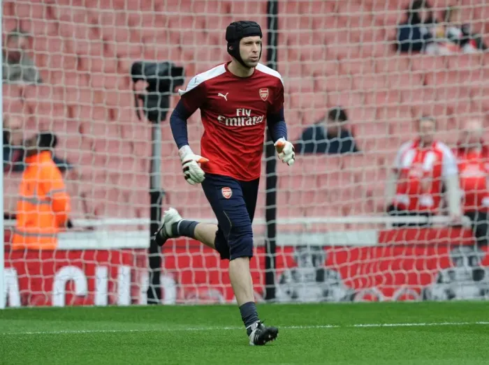 Framed Print : Arsenal's Petr Cech Gears Up for Premier League Showdown Against Chelsea Framed Print : Arsenal's Petr Cech Gears Up for Premier League Showdown Against Chelsea