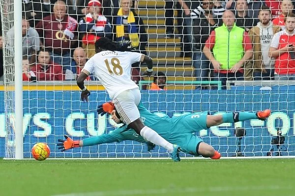 Arsenal's Petr Cech Stops Bafe Gomis: Dramatic Save at Swansea City