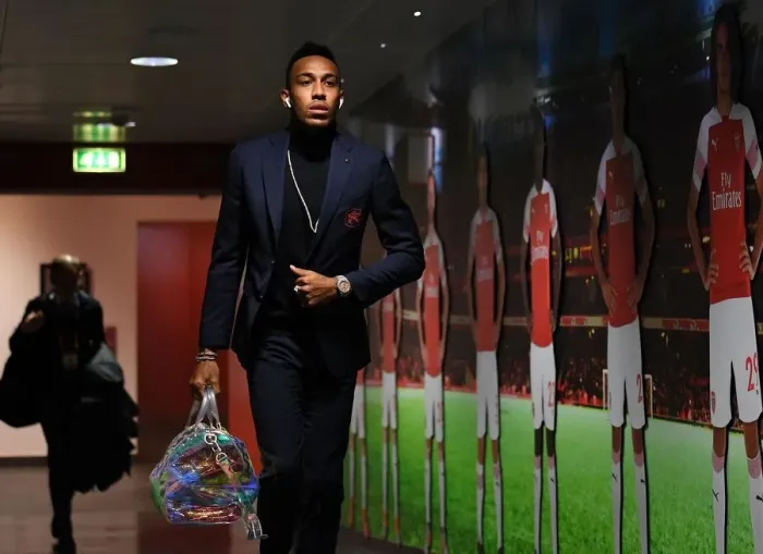 Framed Print : Arsenal's Pierre-Emerick Aubameyang Gears Up for UEFA Europa League Semi-Final vs Valencia