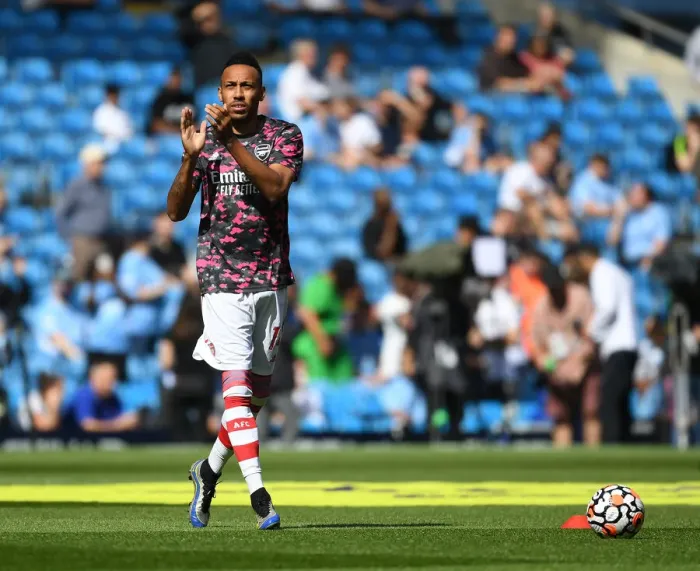 Framed Print : Arsenal's Pierre-Emerick Aubameyang Ready for Manchester City Showdown - Premier League 2021-22