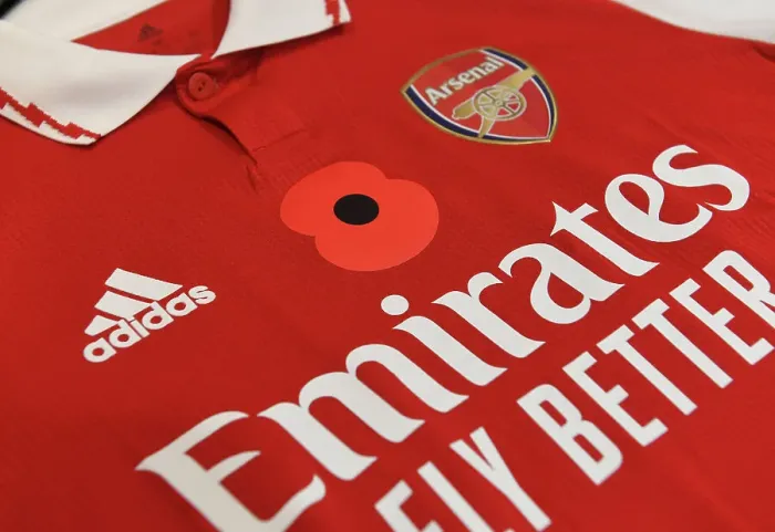 Framed Print : Arsenal's Poppy-Emblazoned Jerseys: Arsenal vs Brighton & Hove Albion, Carabao Cup 2022-23 Framed Print : Arsenal's Poppy-Emblazoned Jerseys: Arsenal vs Brighton & Hove Albion, Carabao Cup 2022-23