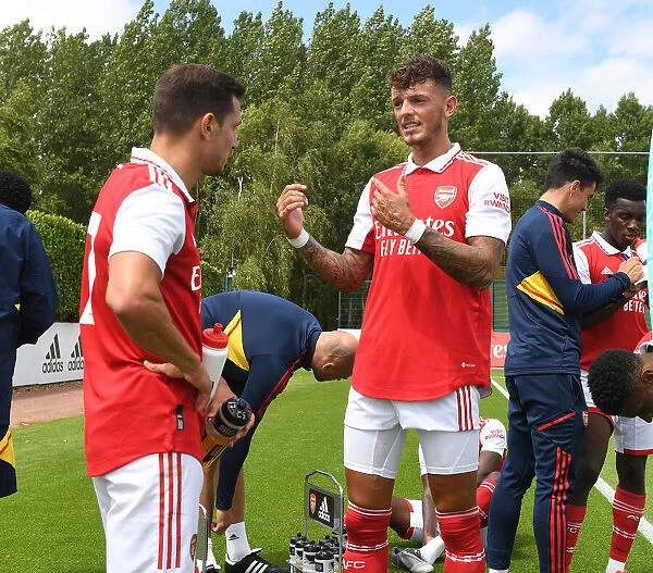 Arsenal's Pre-Season Encounter with Ipswich Town: Cedric and Ben White in Action