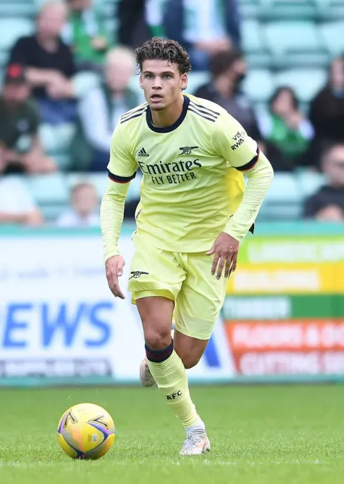Framed Print : Arsenal's Pre-Season Friendly Against Hibernian in Edinburgh, 2021: Omar Rekik in Action Framed Print : Arsenal's Pre-Season Friendly Against Hibernian in Edinburgh, 2021: Omar Rekik in Action