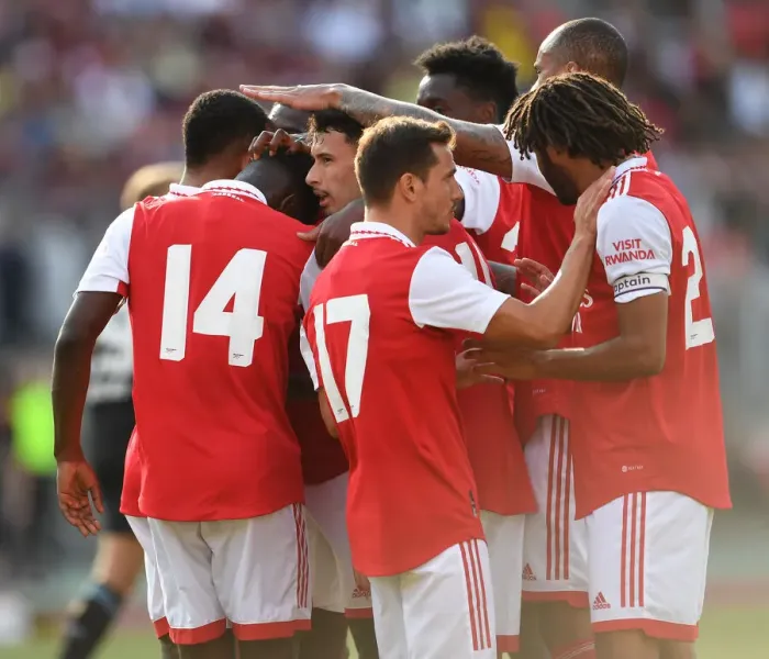 Framed Print : Arsenal's Pre-Season Triumph: Eddie Nketiah Scores in 1. FC Nurnberg Match Framed Print : Arsenal's Pre-Season Triumph: Eddie Nketiah Scores in 1. FC Nurnberg Match