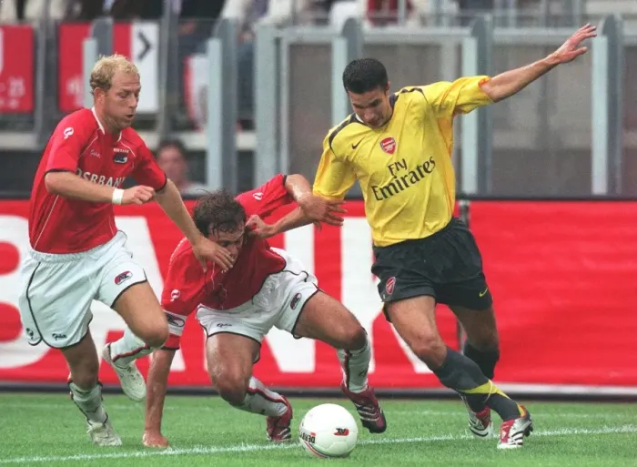 Framed Print : Arsenal's Pre-Season Victory: 3-0 Against AZ Alkmaar, Holland, 2006