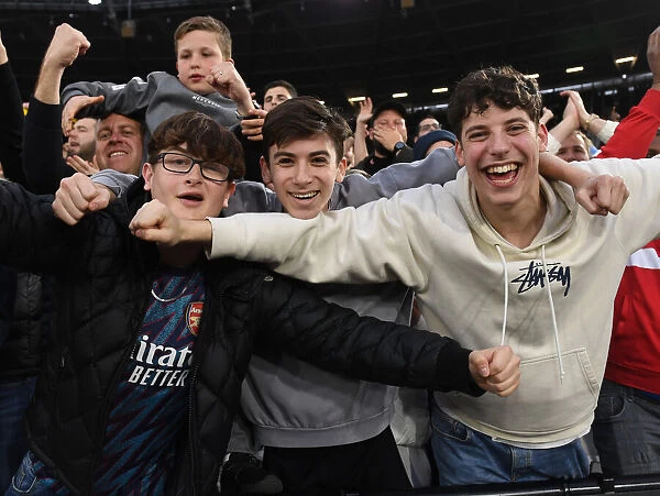 Arsenal's Premier League Glory: Euphoric Fans Celebrate Victory over West Ham United