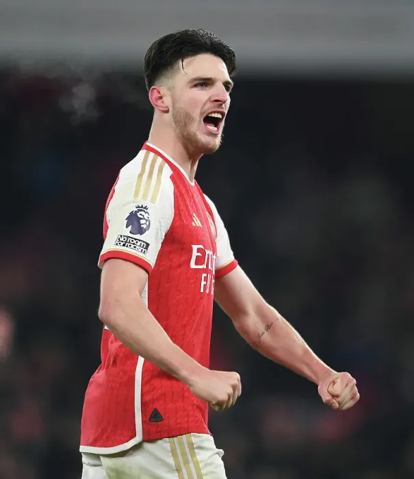 Framed Print : Arsenal's Premier League Triumph: Declan Rice's Emotional Victory Celebration vs. Wolverhampton Wanderers (2023-24) Framed Print : Arsenal's Premier League Triumph: Declan Rice's Emotional Victory Celebration vs. Wolverhampton Wanderers (2023-24)