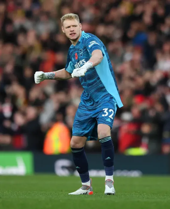 Framed Print : Arsenal's Premier League Victory: Aaron Ramsdale's Emotional Whistle Blow at Emirates Stadium