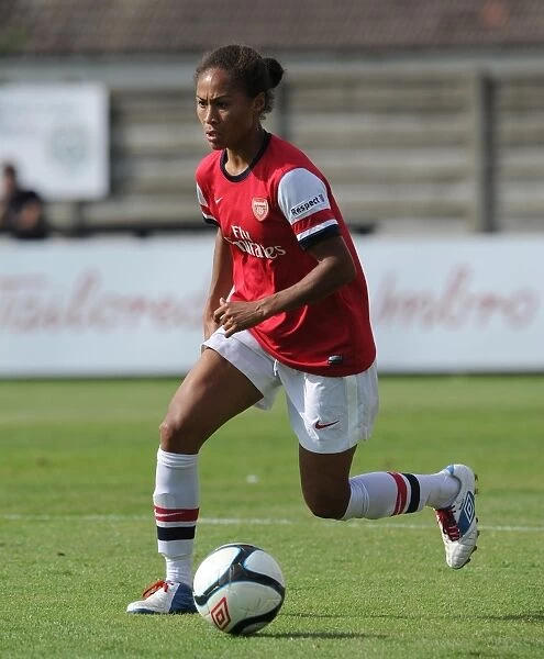 Arsenal's Rachel Yankey in Action against Lincoln Ladies in FA WSL Match