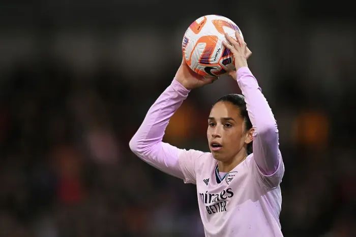 Framed Print : Arsenal's Rafaelle Sousa Faces Off Against Manchester United in FA Women's Super League Showdown