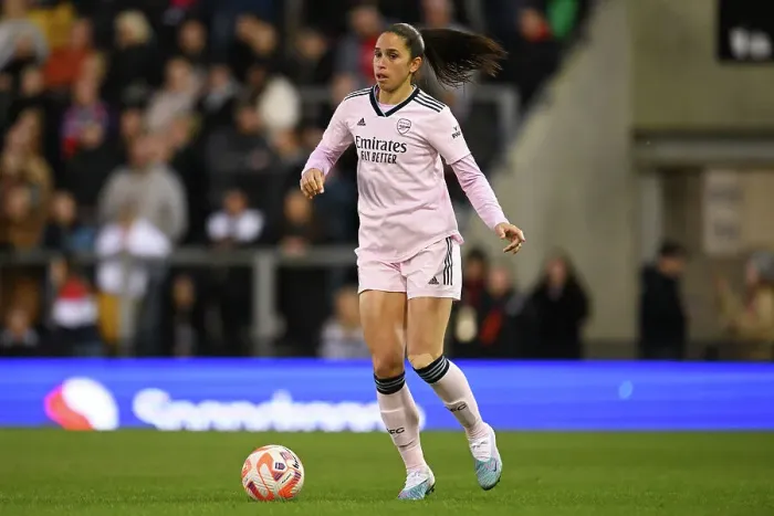 Framed Print : Arsenal's Rafaelle Souza Faces Off Against Manchester United in FA Women's Super League Clash Framed Print : Arsenal's Rafaelle Souza Faces Off Against Manchester United in FA Women's Super League Clash