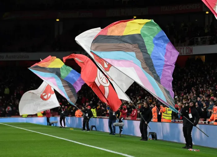 Framed Print : Arsenal's Rainbow Debut: First Premier League Game with Flag at Emirates Stadium vs. Wolverhampton Wanderers (2021-22) Framed Print : Arsenal's Rainbow Debut: First Premier League Game with Flag at Emirates Stadium vs. Wolverhampton Wanderers (2021-22)