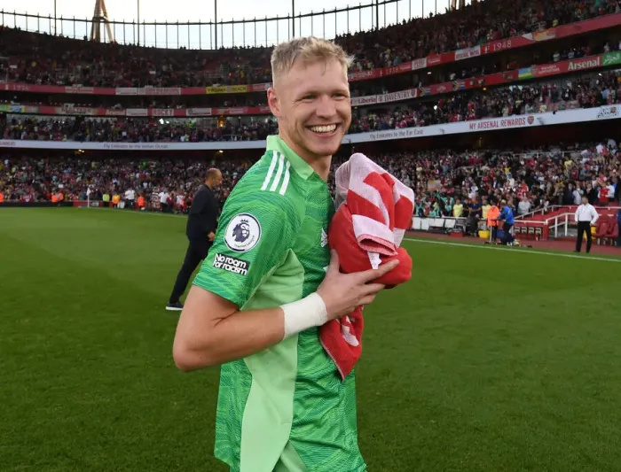 Framed Print : Arsenal's Ramsdale: Emotional Derby Victory Celebration, 2021-22 Premier League Framed Print : Arsenal's Ramsdale: Emotional Derby Victory Celebration, 2021-22 Premier League