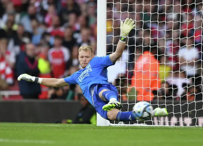 Framed Print : Arsenal's Ramsdale Impresses in Emirates Cup Debut: Arsenal 1-1 AS Monaco (2023-24) Framed Print : Arsenal's Ramsdale Impresses in Emirates Cup Debut: Arsenal 1-1 AS Monaco (2023-24)