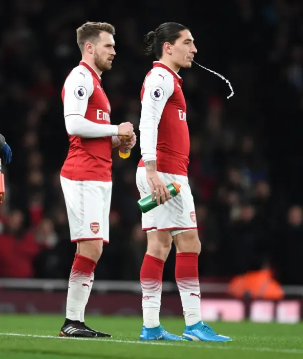 Framed Print : Arsenal's Ramsey and Bellerin in Action against Huddersfield Town, Premier League 2017-18 Framed Print : Arsenal's Ramsey and Bellerin in Action against Huddersfield Town, Premier League 2017-18
