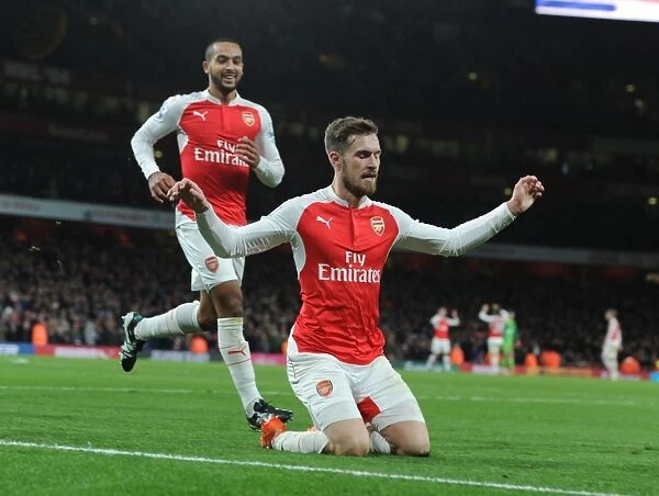 Arsenal's Ramsey Scores Hat-trick: Arsenal 3-0 Sunderland (Premier League, 2015-16)