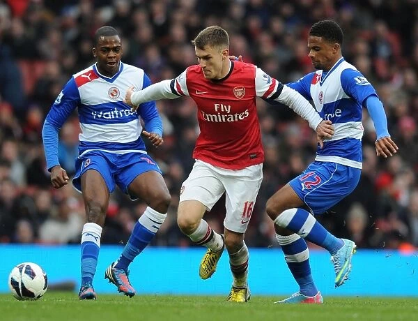Arsenal's Ramsey Scores Past Reading's McCleary and Akpan (2012-13)