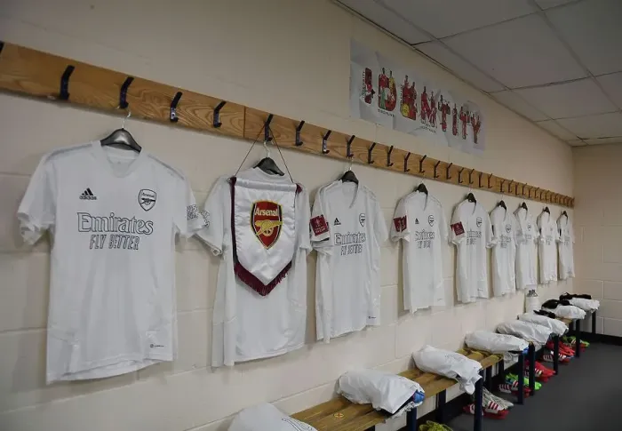 Framed Print : Arsenal's Red-Free Changing Room: Oxford United vs Arsenal, FA Cup 2023 Framed Print : Arsenal's Red-Free Changing Room: Oxford United vs Arsenal, FA Cup 2023