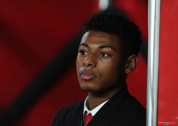 Framed Print : Arsenal's Reine-Adelaide Prepares for Paris Saint-Germain UCL Clash