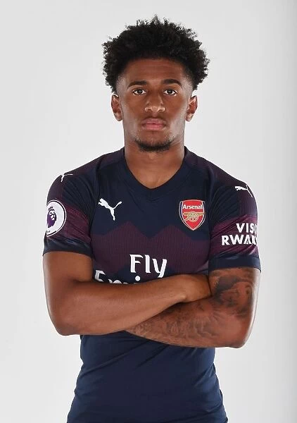 Arsenal's Reiss Nelson at 2018 / 19 First Team Photo Call