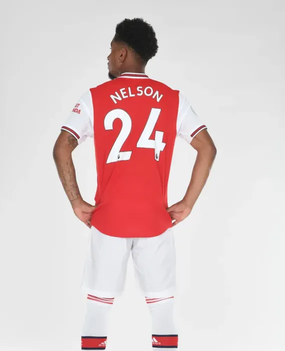 Framed Print : Arsenal's Reiss Nelson at 2019-20 Pre-Season Photoshoot