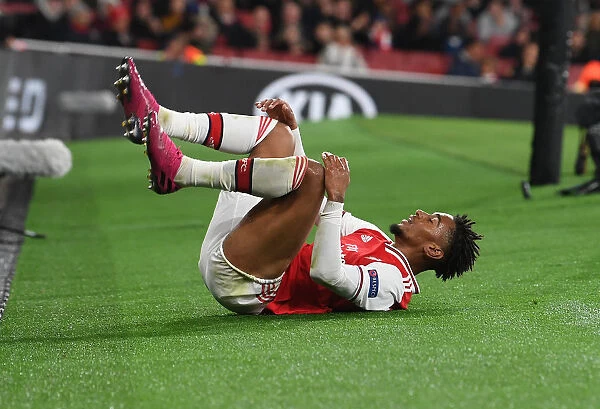 Arsenal's Reiss Nelson in Action against Standard Liege in Europa League Group F