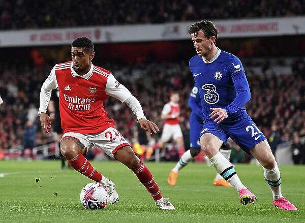 Arsenal's Reiss Nelson Faces Off Against Chelsea's Ben Chilwell in Intense Premier League Clash