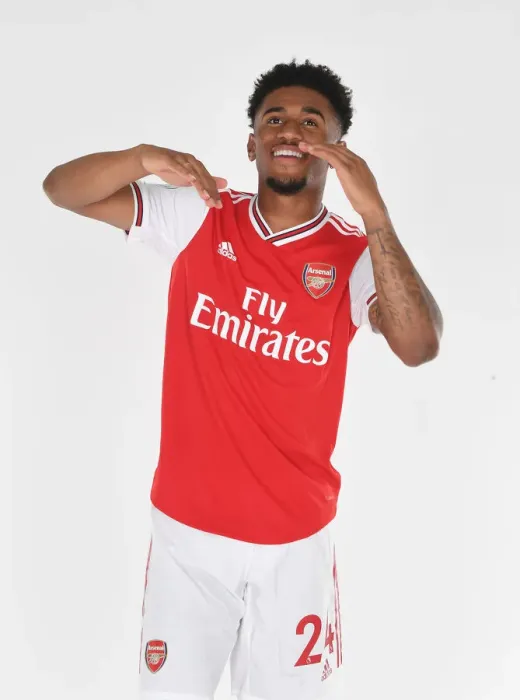 Framed Print : Arsenal's Reiss Nelson Gears Up for 2019-20 Season at Training