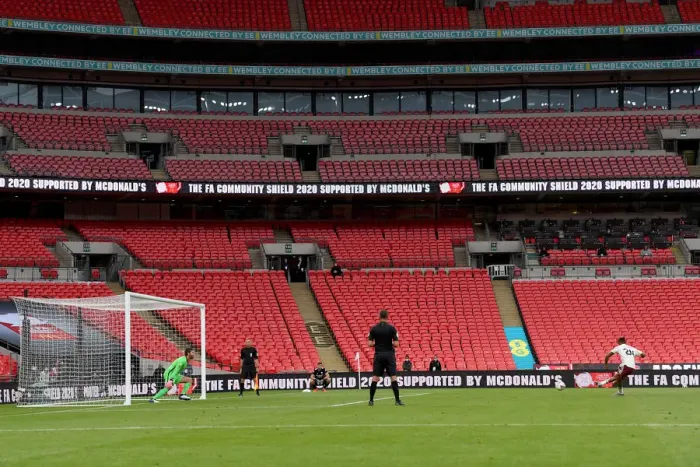 Framed Print : Arsenal's Reiss Nelson Scores the Decisive Penalty as Arsenal Defeat Liverpool in FA Community Shield 2020-21 Framed Print : Arsenal's Reiss Nelson Scores the Decisive Penalty as Arsenal Defeat Liverpool in FA Community Shield 2020-21