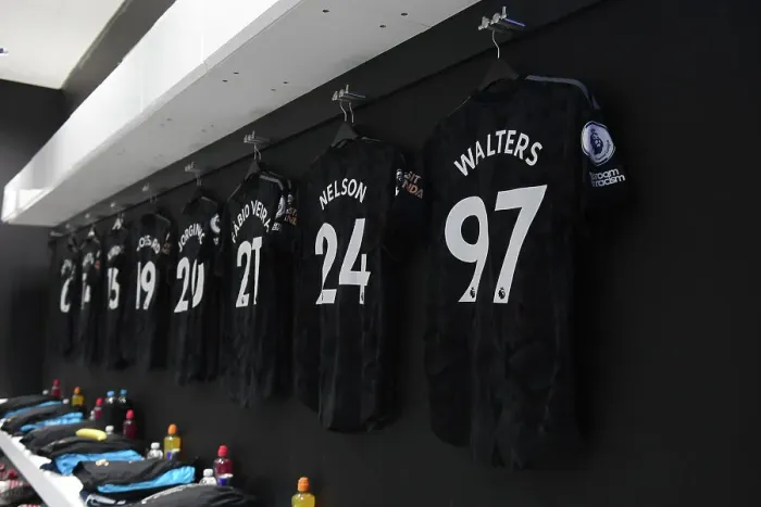 Framed Print : Arsenal's Reuell Walters Shirt in West Ham Dressing Room - Premier League Clash 2022-23 Framed Print : Arsenal's Reuell Walters Shirt in West Ham Dressing Room - Premier League Clash 2022-23