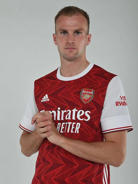 Arsenal's Rob Holding at 2020-21 First Team Photocall