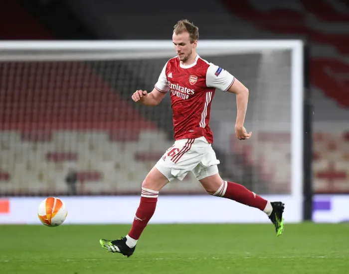 Framed Print : Arsenal's Rob Holding in Action at Emptied Emirates: Arsenal vs Slavia Praha, Europa League Quarterfinal (2021) Framed Print : Arsenal's Rob Holding in Action at Emptied Emirates: Arsenal vs Slavia Praha, Europa League Quarterfinal (2021)
