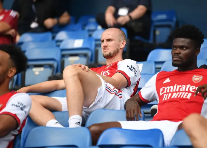 Framed Print : Arsenal's Rob Holding in Action at Ibrox Stadium during Rangers Pre-Season Friendly, 2021 Framed Print : Arsenal's Rob Holding in Action at Ibrox Stadium during Rangers Pre-Season Friendly, 2021