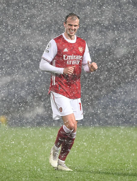 Arsenal's Rob Holding in Action against West Bromwich Albion - Premier League 2020-21