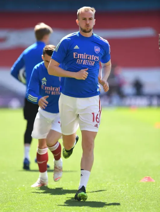 Framed Print : Arsenal's Rob Holding: Pre-Match Focus at Empty Emirates Stadium During Arsenal v Fulham, Premier League 2020-21 Framed Print : Arsenal's Rob Holding: Pre-Match Focus at Empty Emirates Stadium During Arsenal v Fulham, Premier League 2020-21