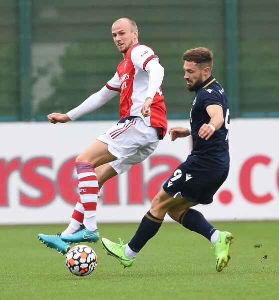 Arsenal's Rob Holding in Pre-Season Action: Arsenal vs Millwall (2021-22)