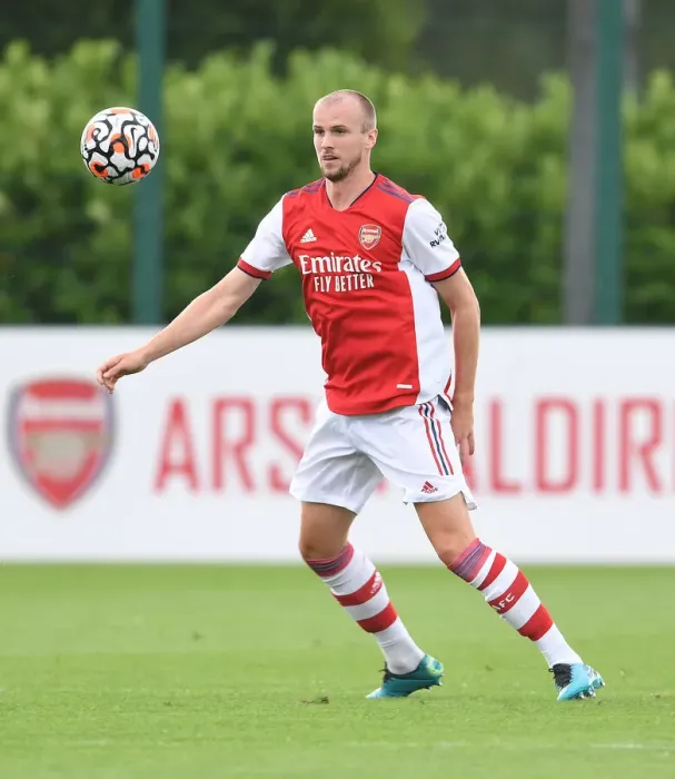 Framed Print : Arsenal's Rob Holding in Pre-Season Action Against Watford