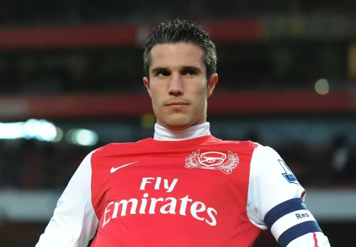Framed Print : Arsenal's Robin van Persie Prepares for FA Cup Clash Against Aston Villa