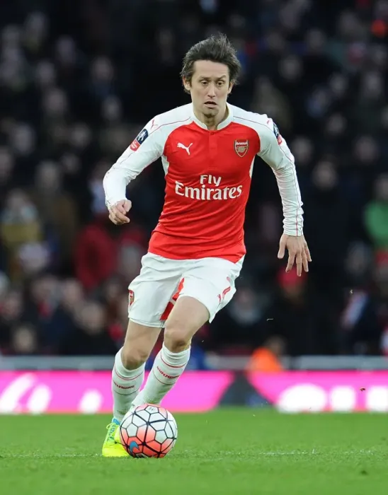 Framed Print : Arsenal's Rosicky in FA Cup Action: Arsenal vs Burnley (2016)