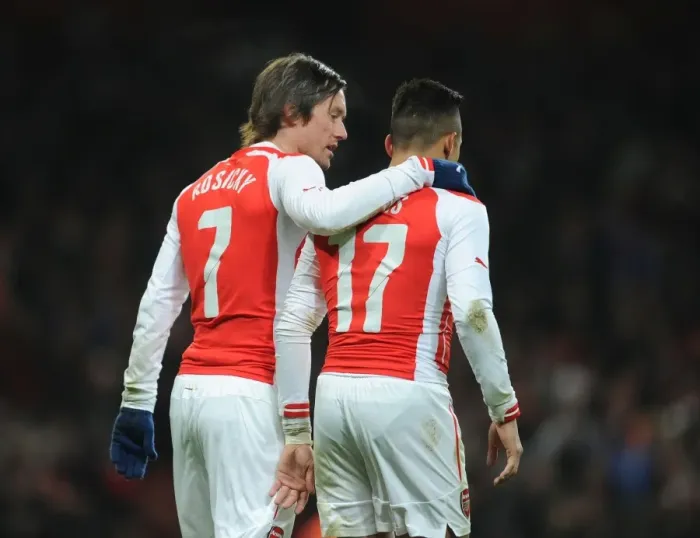 Framed Print : Arsenal's Rosicky and Sanchez: United in FA Cup Battle Against Hull City Framed Print : Arsenal's Rosicky and Sanchez: United in FA Cup Battle Against Hull City