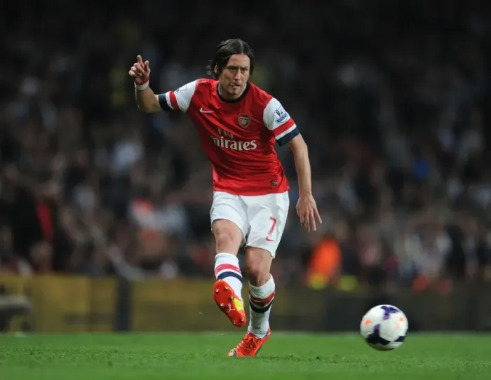 Framed Print : Arsenal's Rosicky Shines in Action-Packed Arsenal v Newcastle United Premier League Clash