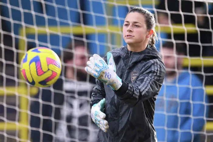 Framed Print : Arsenal's Sabrina D'Angelo Prepares for FA Women's Super League Showdown Against Manchester City Framed Print : Arsenal's Sabrina D'Angelo Prepares for FA Women's Super League Showdown Against Manchester City