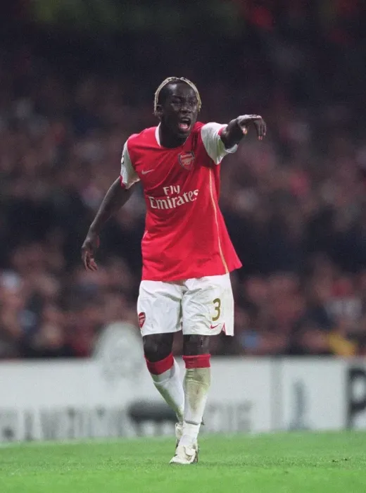 Framed Print : Arsenal's Sagna Shines in Historic 7-0 Champions League Victory over Slavia Prague